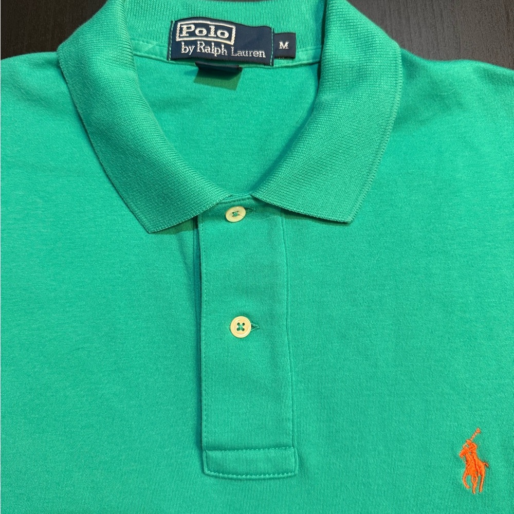 Polo by Ralph Lauren Teal Polo Shirt - Picture 5 of 5